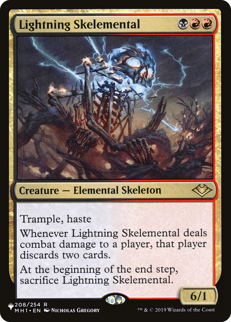 Lightning Skelemental [The List] | Galaxy Games LLC