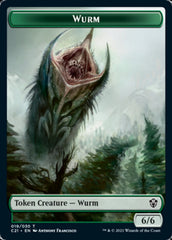 Wurm // Kraken Double-Sided Token [Commander 2021 Tokens] | Galaxy Games LLC