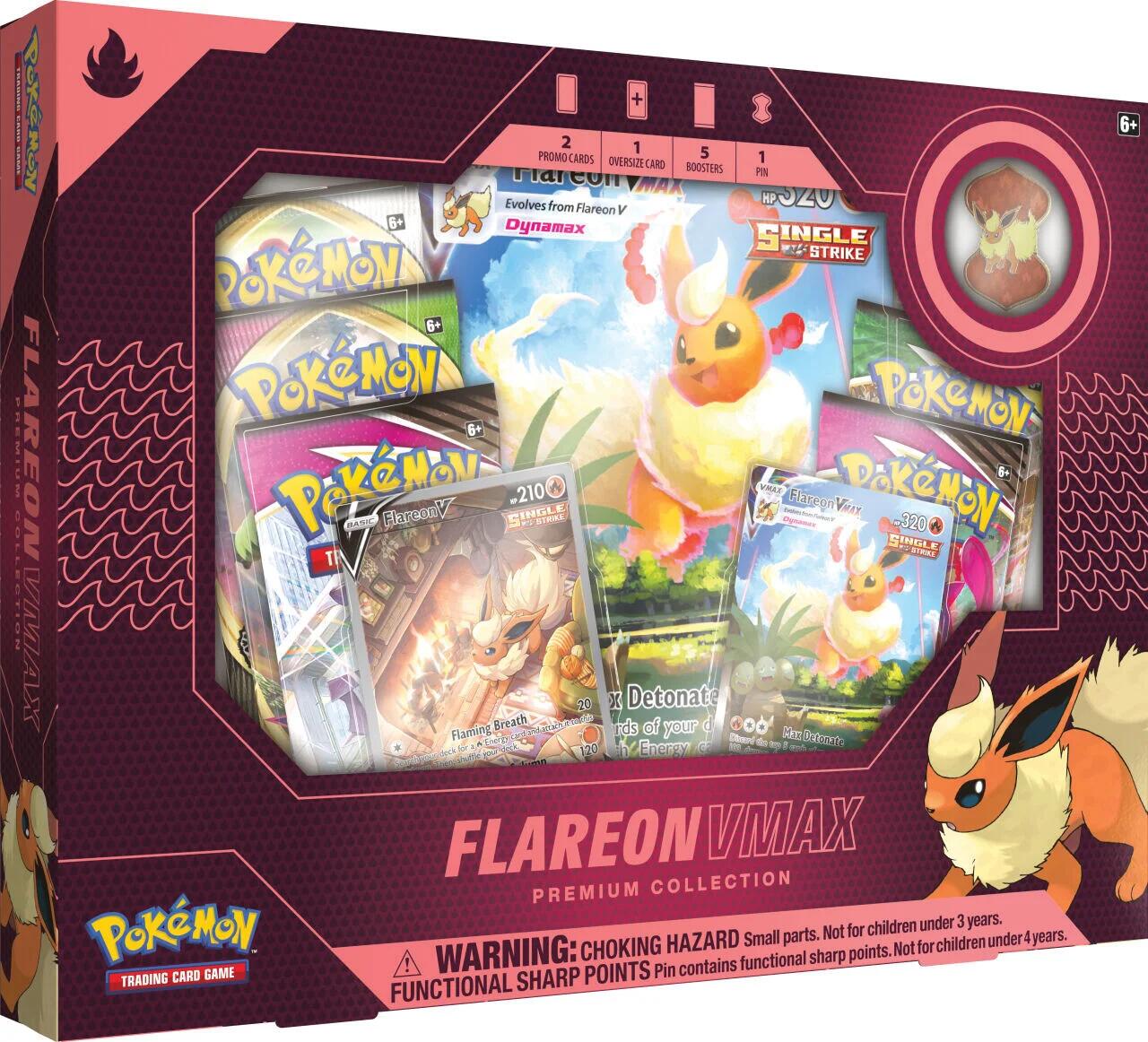 Flareon VMAX Premium Collection (EU Exclusive) | Galaxy Games LLC