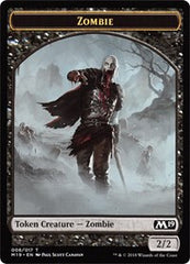 Zombie // Thopter Double-Sided Token (Game Night) [Core Set 2019 Tokens] | Galaxy Games LLC