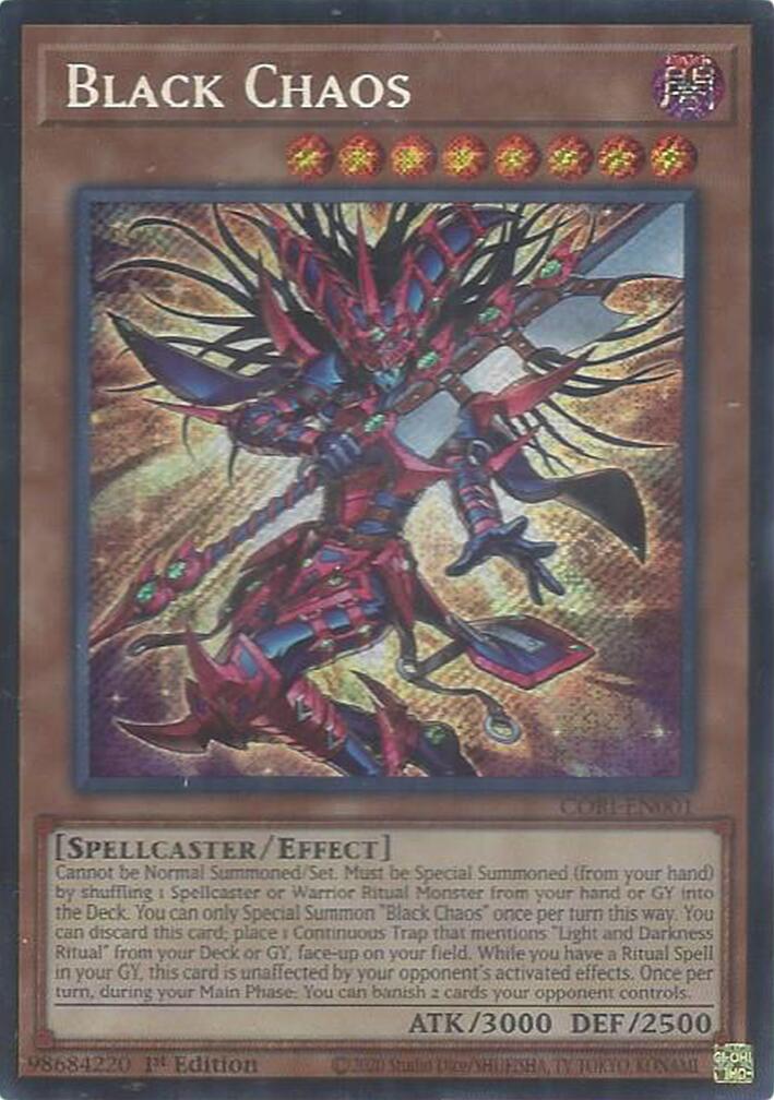 Black Chaos [CORI-EN001] Secret Rare | Galaxy Games LLC