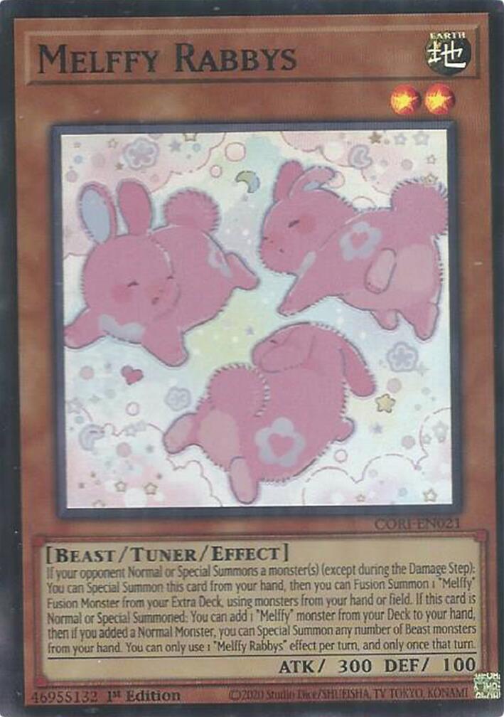 Melffy Rabbys [CORI-EN021] Super Rare | Galaxy Games LLC