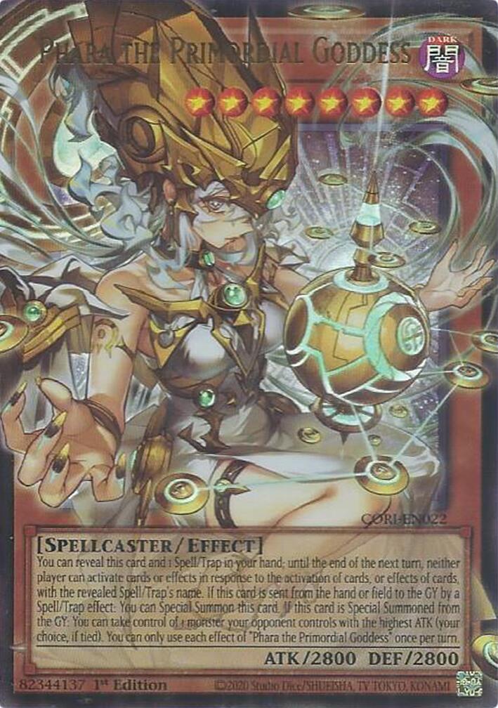 Phara the Primordial Goddess (Extended Art) [CORI-EN022] Ultra Rare | Galaxy Games LLC