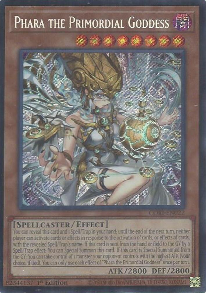 Phara the Primordial Goddess (Secret Rare) [CORI-EN022] Secret Rare | Galaxy Games LLC