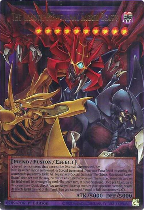 The Chaotic Phantasmal Sacred Beasts [CORI-EN029] Ultra Rare | Galaxy Games LLC