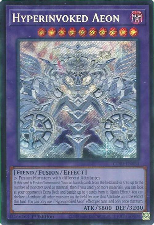 Hyperinvoked Aeon [CORI-EN033] Secret Rare | Galaxy Games LLC
