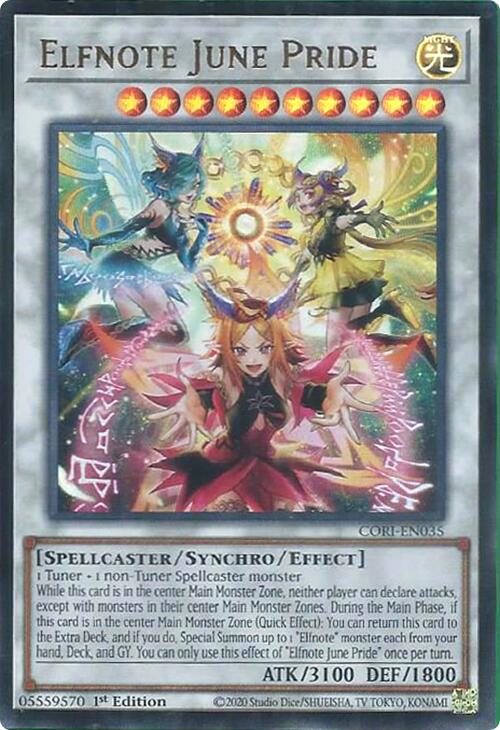 Elfnote June Pride [CORI-EN035] Ultra Rare | Galaxy Games LLC