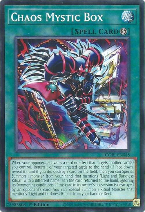 Chaos Mystic Box [CORI-EN045] Common | Galaxy Games LLC