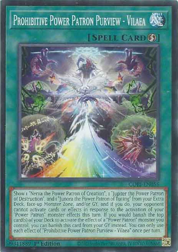 Prohibitive Power Patron Purview - Vilaea [CORI-EN055] Common | Galaxy Games LLC