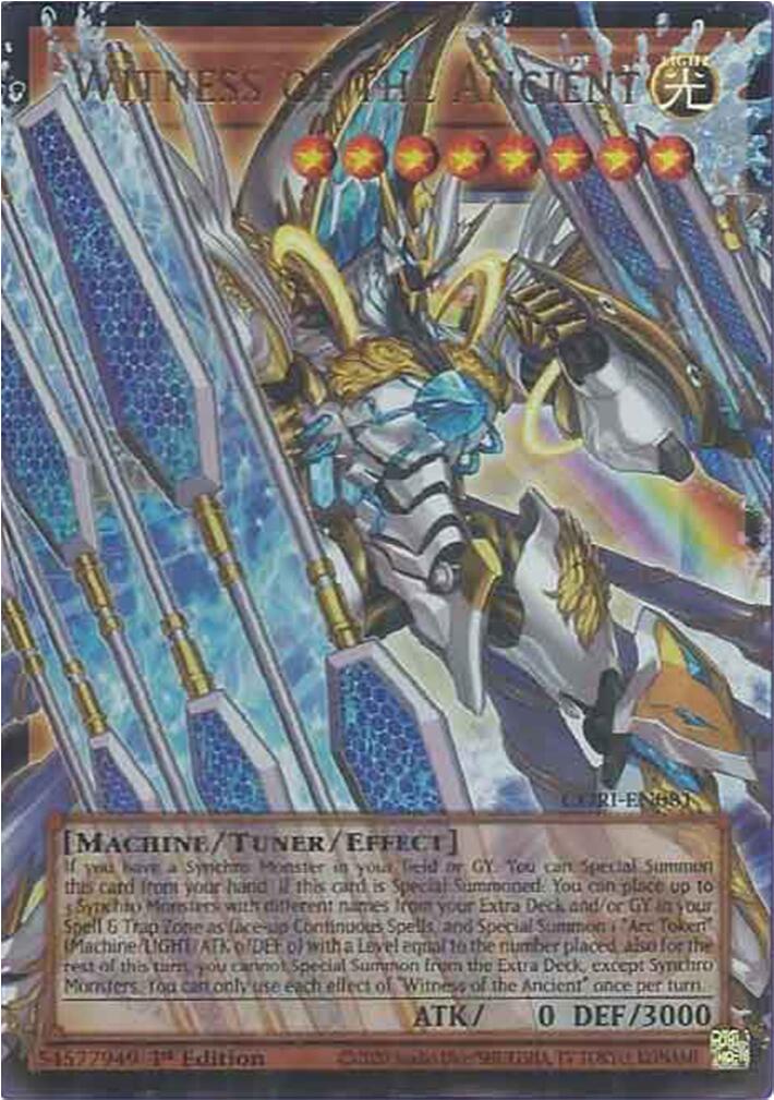 Witness of the Ancient (Secret Rare) [CORI-EN081] Secret Rare | Galaxy Games LLC