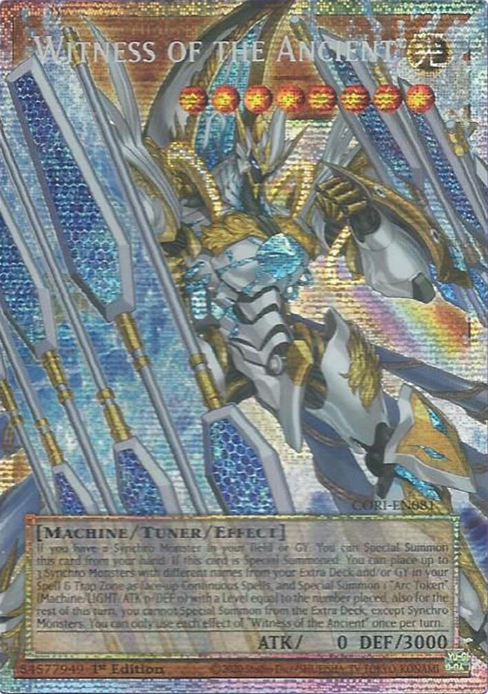 Witness of the Ancient (Starlight Rare) [CORI-EN081] Starlight Rare | Galaxy Games LLC