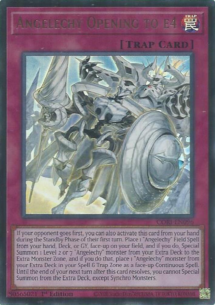 Angelechy Opening to e4 [CORI-EN096] Ultra Rare | Galaxy Games LLC