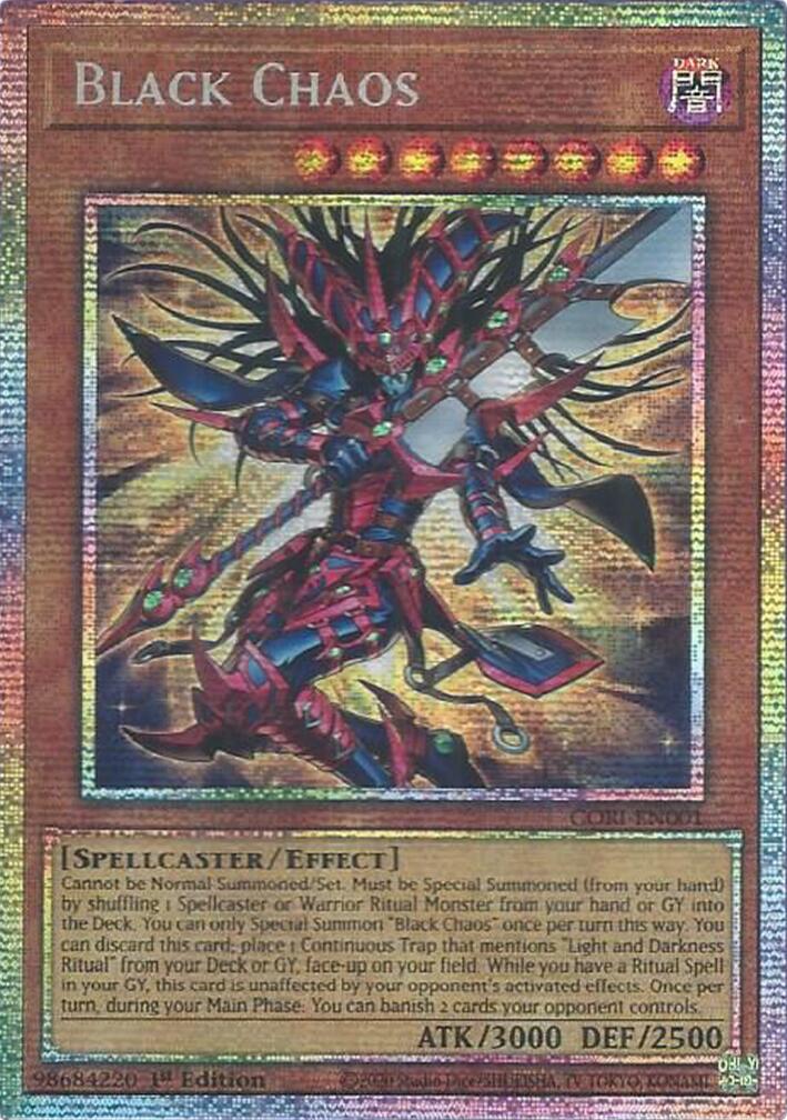 Black Chaos (Starlight Rare) [CORI-EN001] Starlight Rare | Galaxy Games LLC
