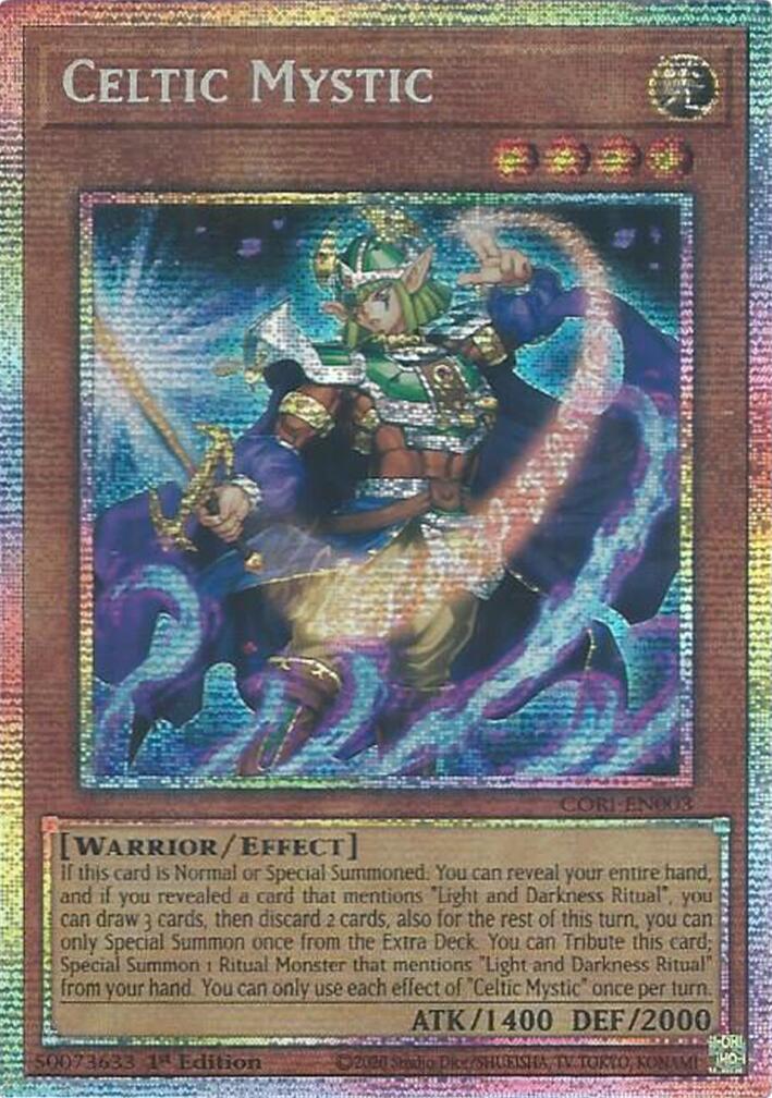 Celtic Mystic (Starlight Rare) [CORI-EN003] Starlight Rare | Galaxy Games LLC