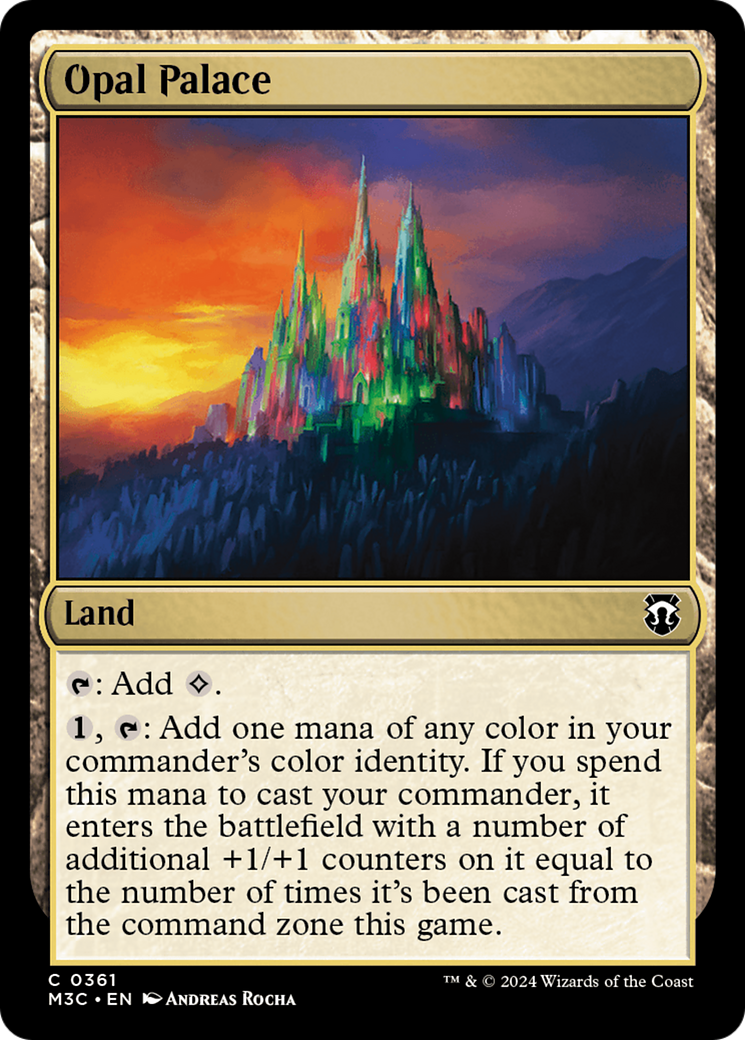 Opal Palace (Ripple Foil) [Modern Horizons 3 Commander] | Galaxy Games LLC