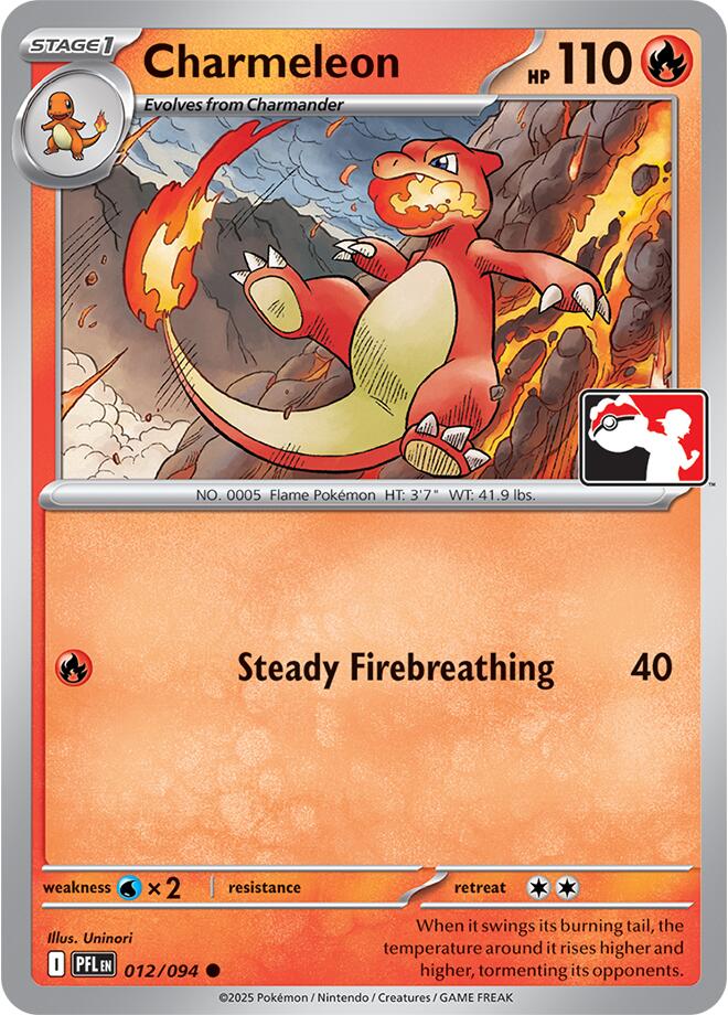 Charmeleon (012/094) [Prize Pack Series Nine] | Galaxy Games LLC