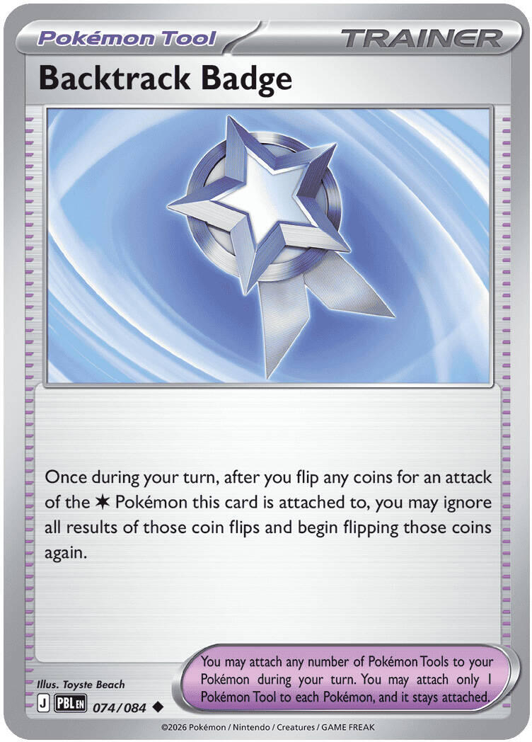 Backtrack Badge (074/084) [Mega Evolution: Pitch Black] | Galaxy Games LLC