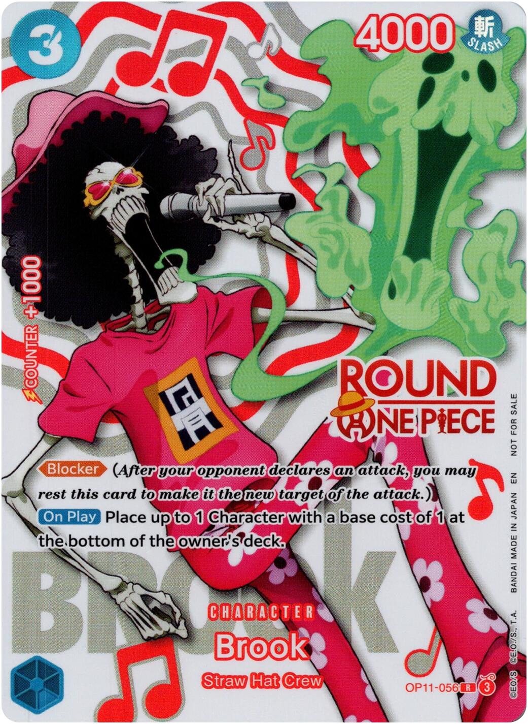 Brook (Round 1 Promo) [One Piece Promotion Cards] | Galaxy Games LLC