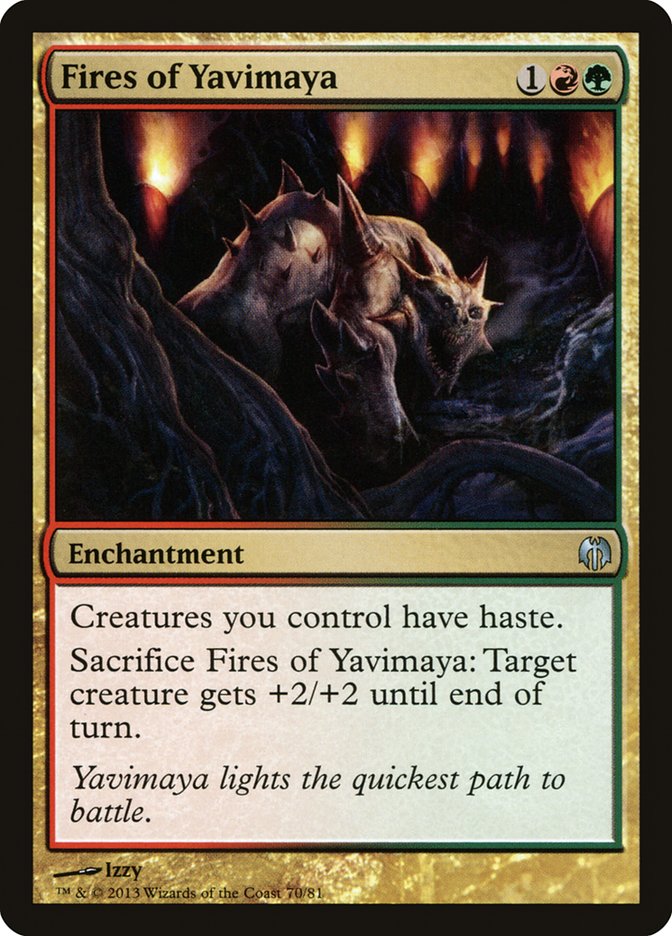 Fires of Yavimaya [Duel Decks: Heroes vs. Monsters] | Galaxy Games LLC