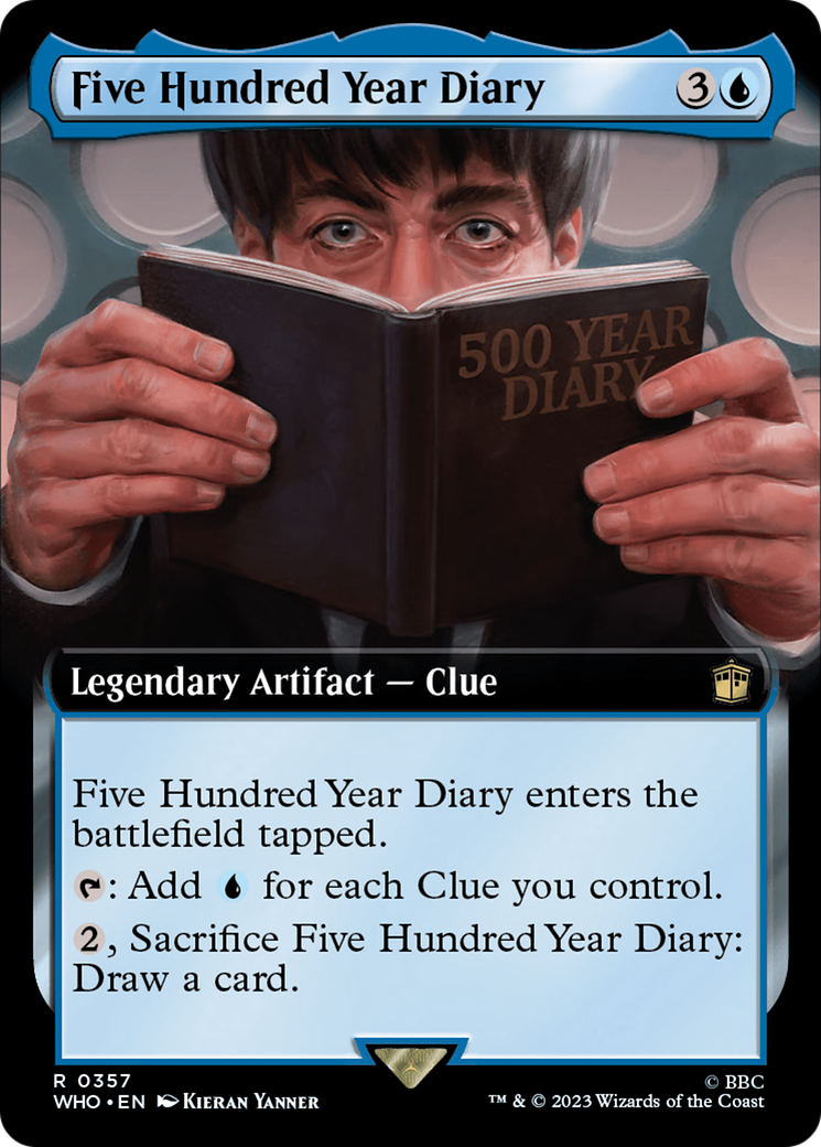 Five Hundred Year Diary (Extended Art) [Doctor Who] | Galaxy Games LLC