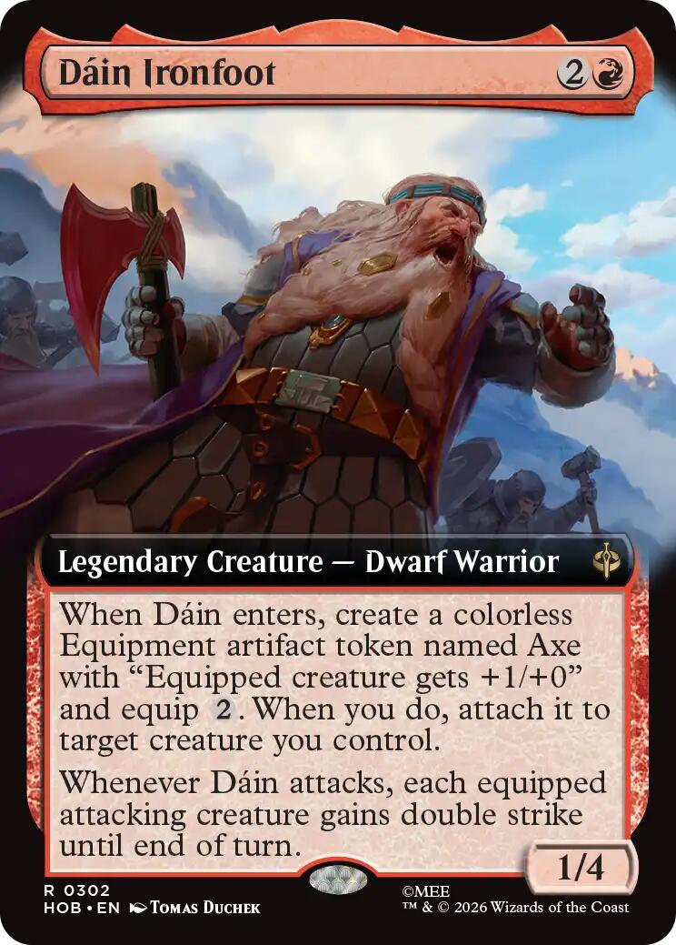 Dain Ironfoot (Extended Art) [The Hobbit] | Galaxy Games LLC