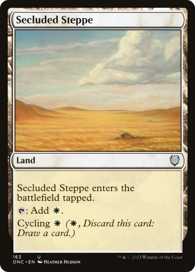 Secluded Steppe [Phyrexia: All Will Be One Commander] | Galaxy Games LLC