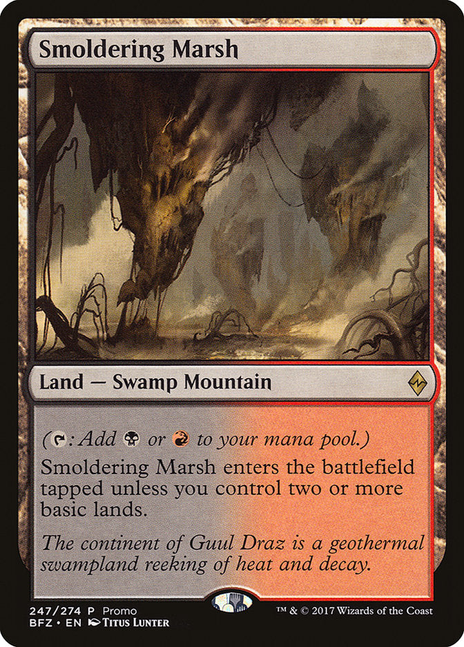 Smoldering Marsh (Promo) [Standard Showdown Promos] | Galaxy Games LLC