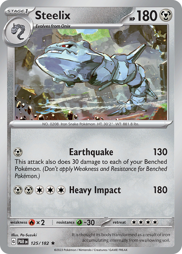 Steelix (125/182) [Scarlet & Violet: Paradox Rift] | Galaxy Games LLC