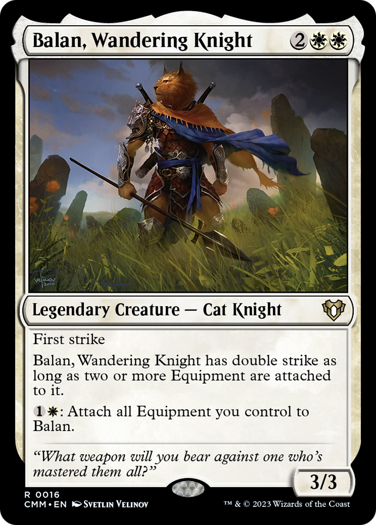 Balan, Wandering Knight [Commander Masters] | Galaxy Games LLC