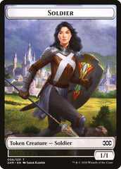 Beast // Soldier Double-Sided Token [Double Masters Tokens] | Galaxy Games LLC