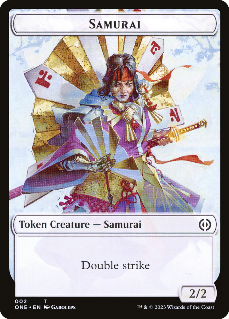 Samurai Token [Phyrexia: All Will Be One Tokens] | Galaxy Games LLC