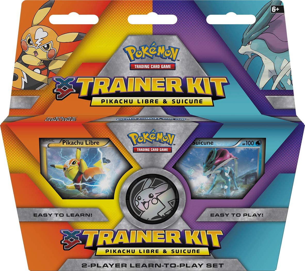XY - Trainer Kit 2-Player Starter Case (Pikachu Libre & Suicune) | Galaxy Games LLC