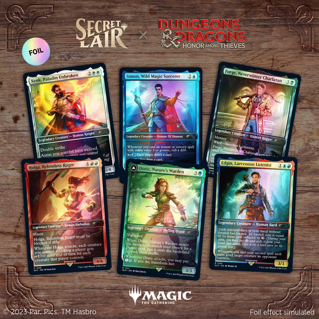 Secret Lair: Drop Series - Secret Lair x Dungeons & Dragons (Honor Among Thieves - Foil Edition) | Galaxy Games LLC