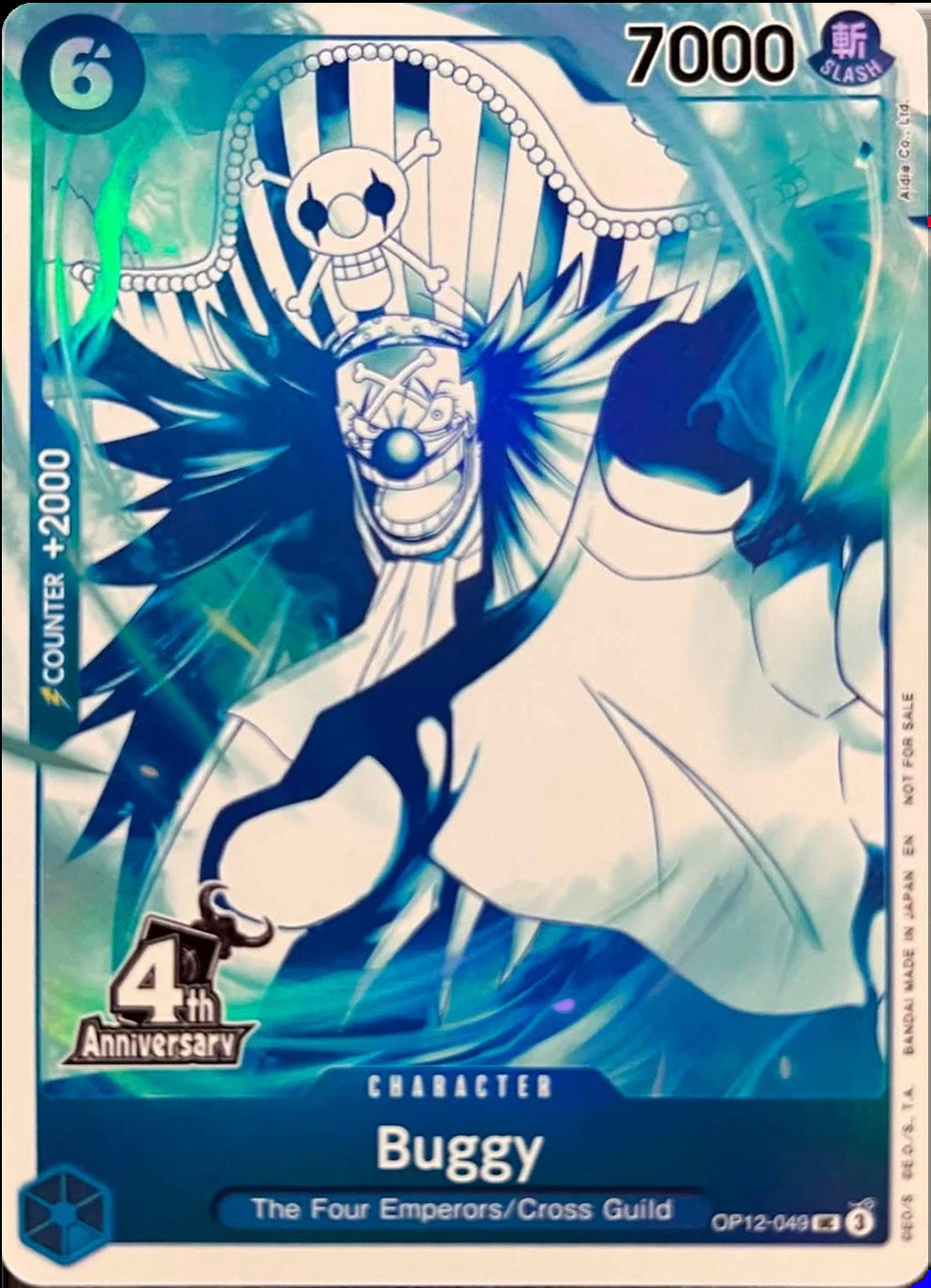 Buggy (4th Anniversary Treasure Campaign Pack) [One Piece Promotion Cards] | Galaxy Games LLC