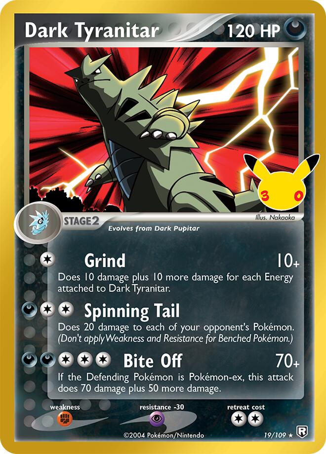 Dark Tyranitar (19/109) [Mega Evolution: 30th Celebration Classic Collection] | Galaxy Games LLC