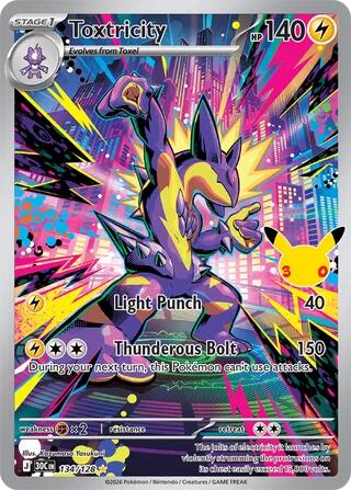 Toxtricity (134/128) [Mega Evolution: 30th Celebration] | Galaxy Games LLC