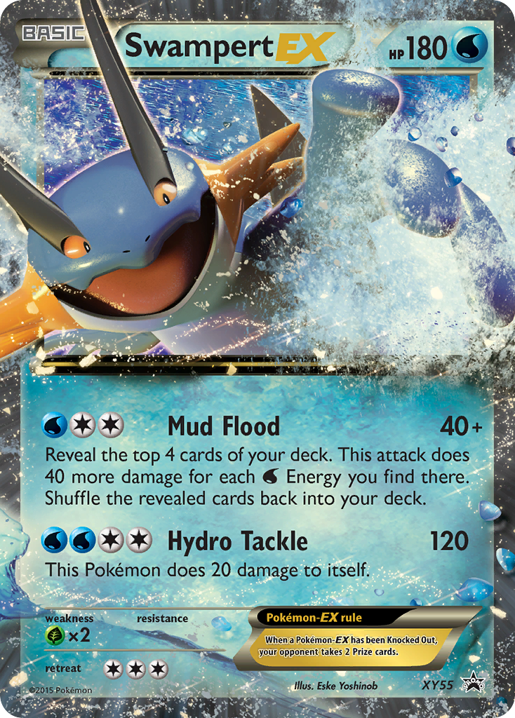 Swampert EX (XY55) [XY: Black Star Promos] | Galaxy Games LLC