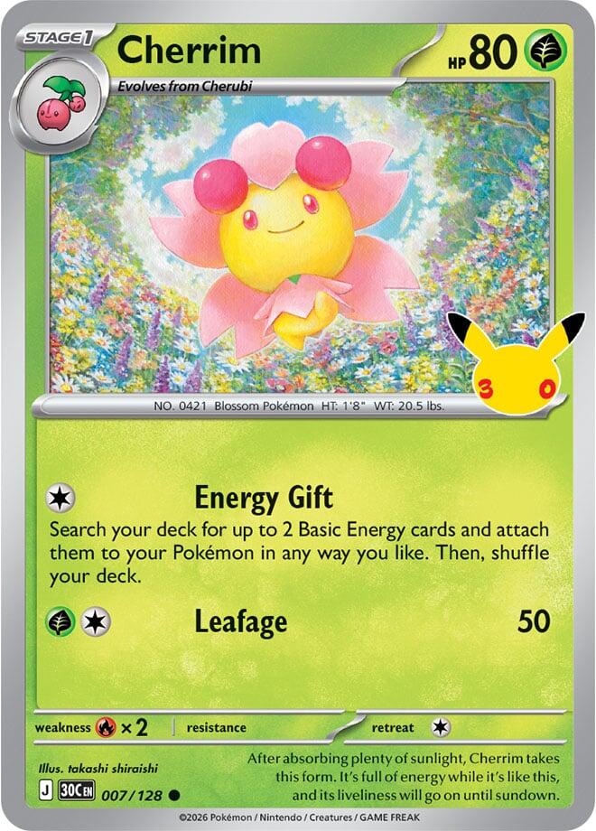 Cherrim (007/128) [Mega Evolution: 30th Celebration] | Galaxy Games LLC