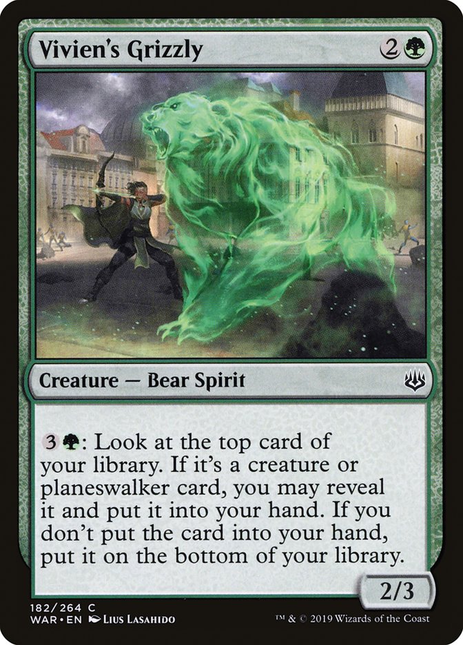 Vivien's Grizzly [War of the Spark] | Galaxy Games LLC