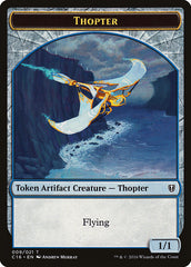 Daretti, Scrap Savant Emblem // Thopter Double-Sided Token [Commander 2016 Tokens] | Galaxy Games LLC