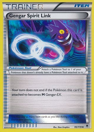 Gengar Spirit Link (95/119) (Alternate Holo GameStop Exclusive) [XY: Phantom Forces] | Galaxy Games LLC