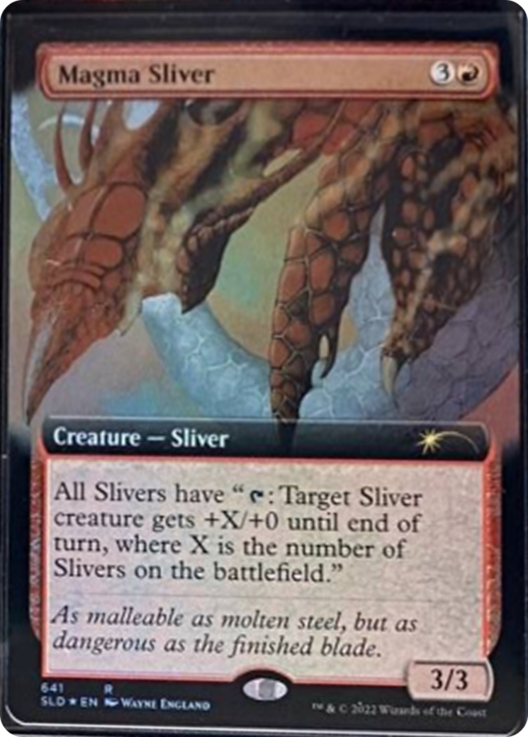 Magma Sliver (Extended Art) [Secret Lair Drop Series] | Galaxy Games LLC