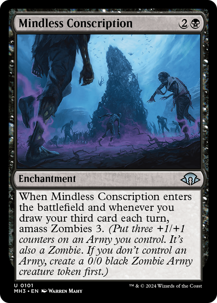 Mindless Conscription [Modern Horizons 3] | Galaxy Games LLC