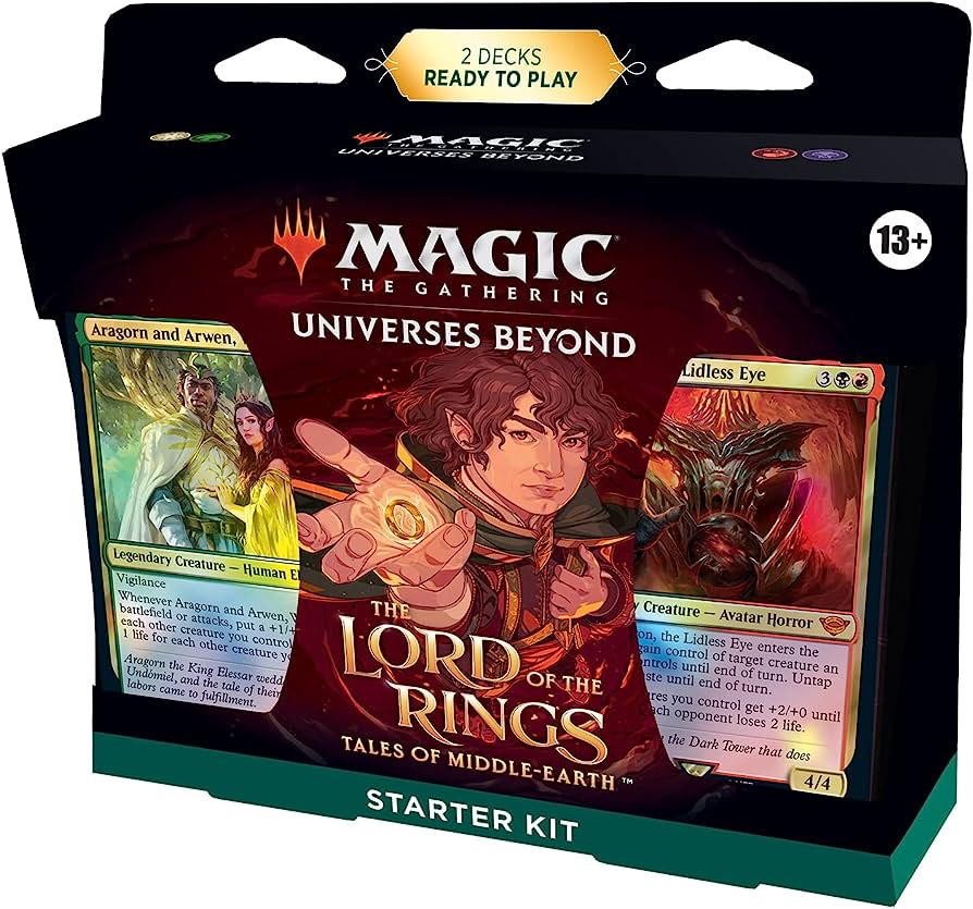 Universes Beyond: The Lord of the Rings: Tales of Middle-earth - Starter Kit | Galaxy Games LLC