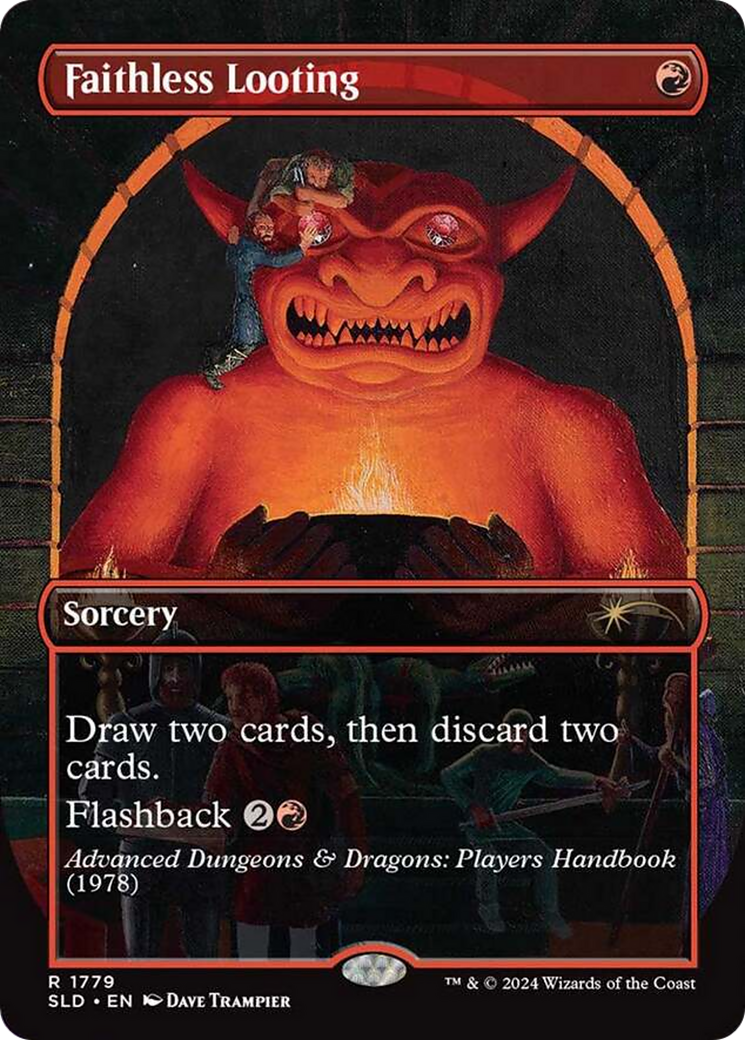 Faithless Looting (Rainbow Foil) [Secret Lair Drop Series] | Galaxy Games LLC