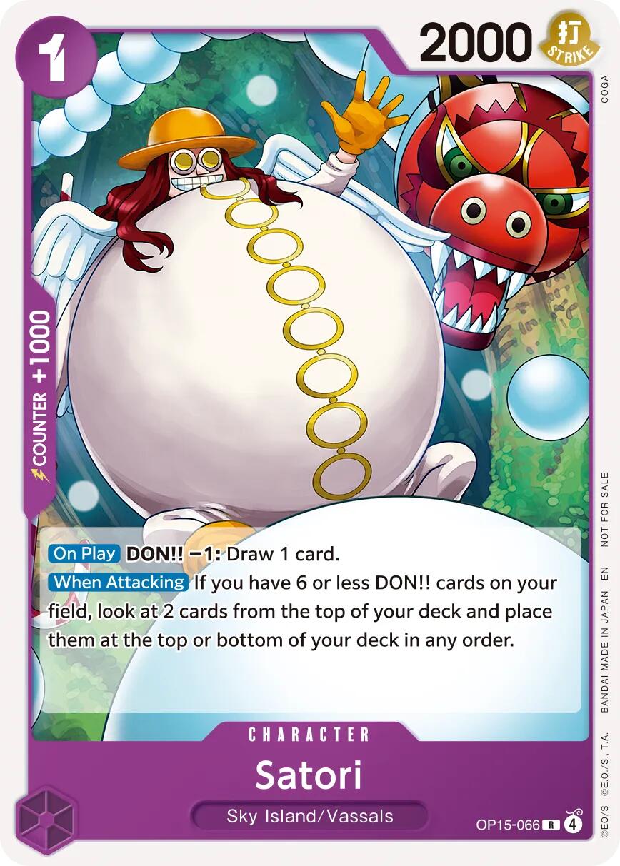 Satori (Tournament Pack 2026 Vol. 4) [One Piece Promotion Cards] | Galaxy Games LLC