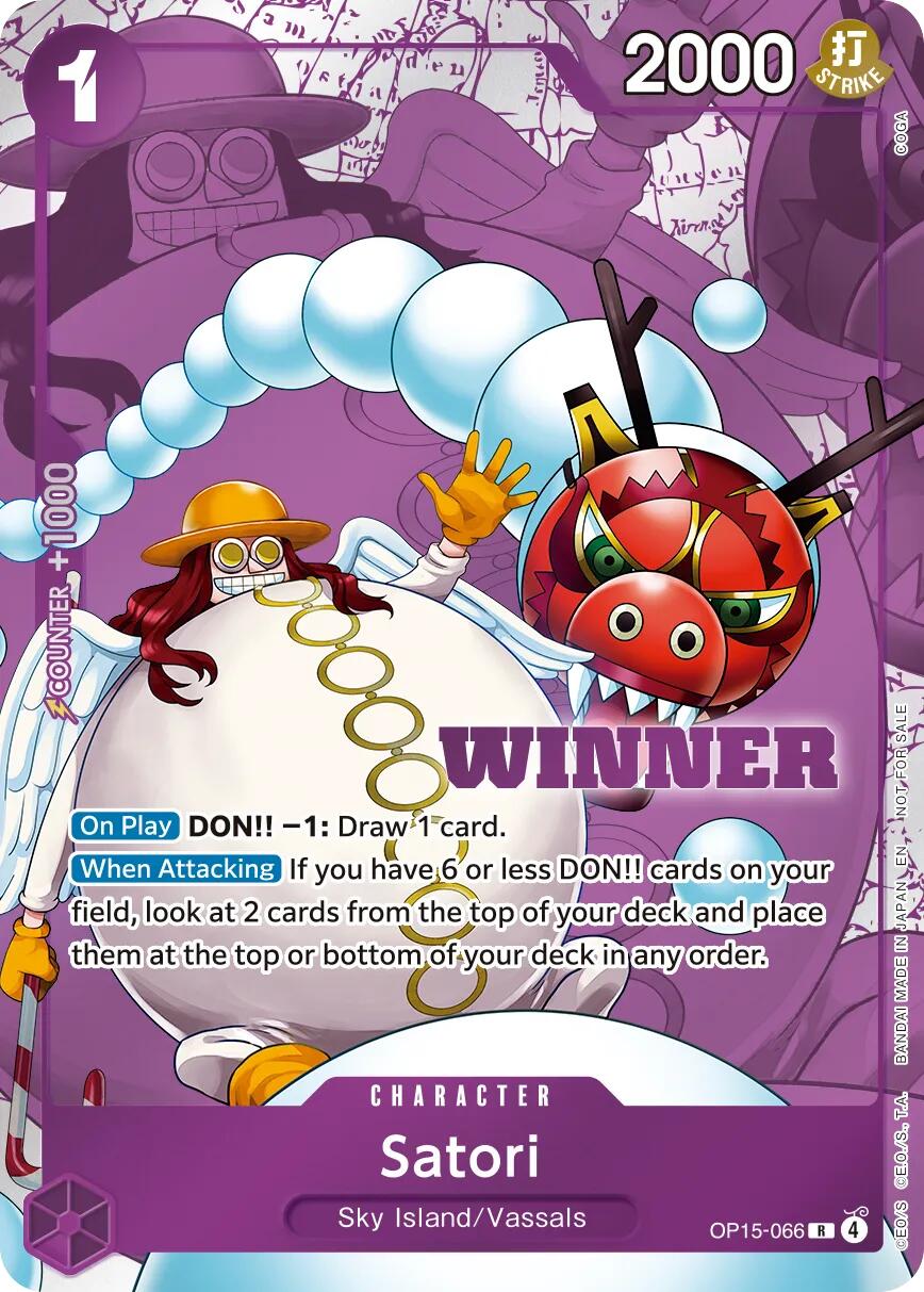 Satori (Winner Pack 2026 Vol. 4) [One Piece Promotion Cards] | Galaxy Games LLC