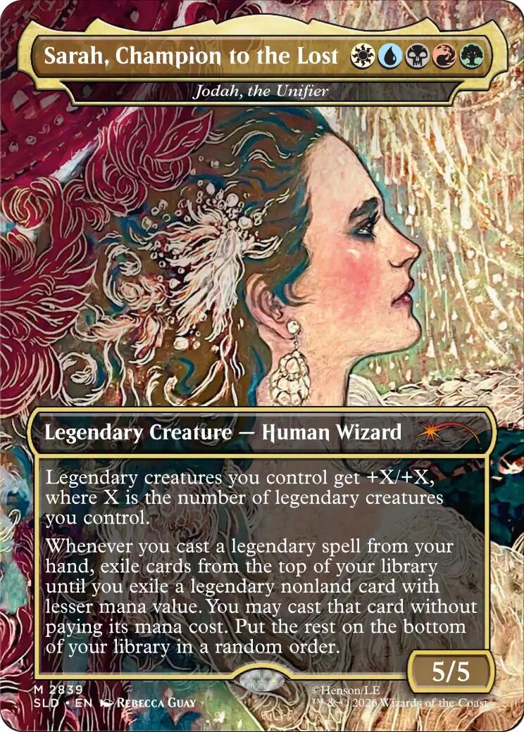 Sarah, Champion to the Lost - Jodah, the Unifier [Secret Lair Drop Series] | Galaxy Games LLC