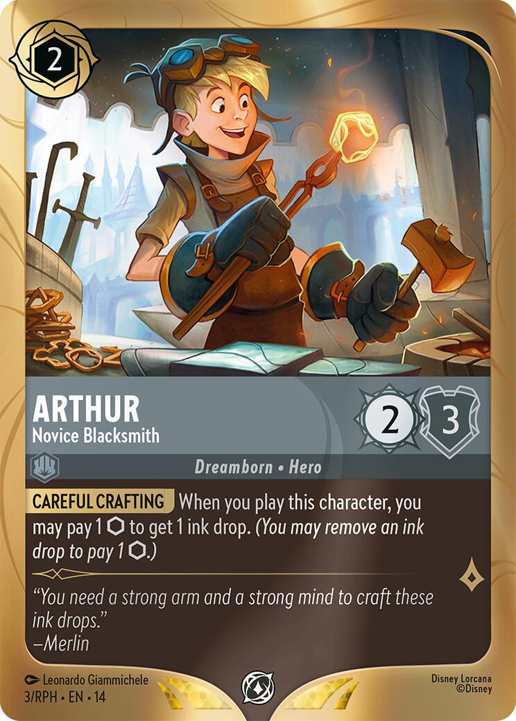 Arthur - Novice Blacksmith (3) [Promo Cards] | Galaxy Games LLC
