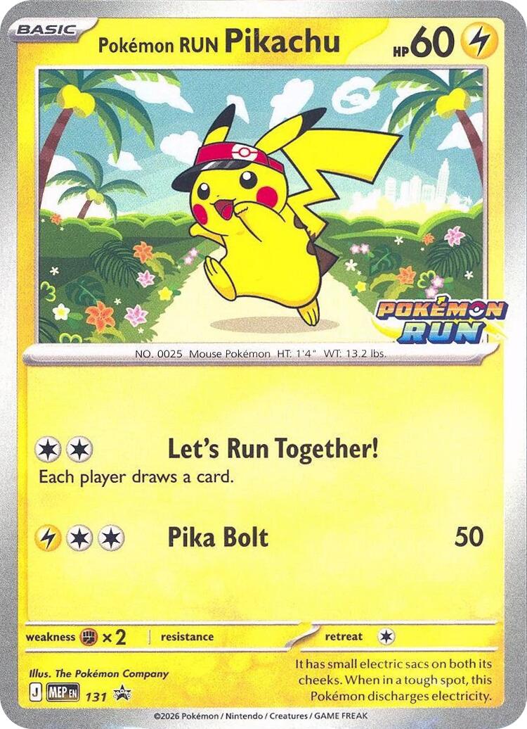 Pokemon Run Pikachu (131) [Miscellaneous Cards] | Galaxy Games LLC